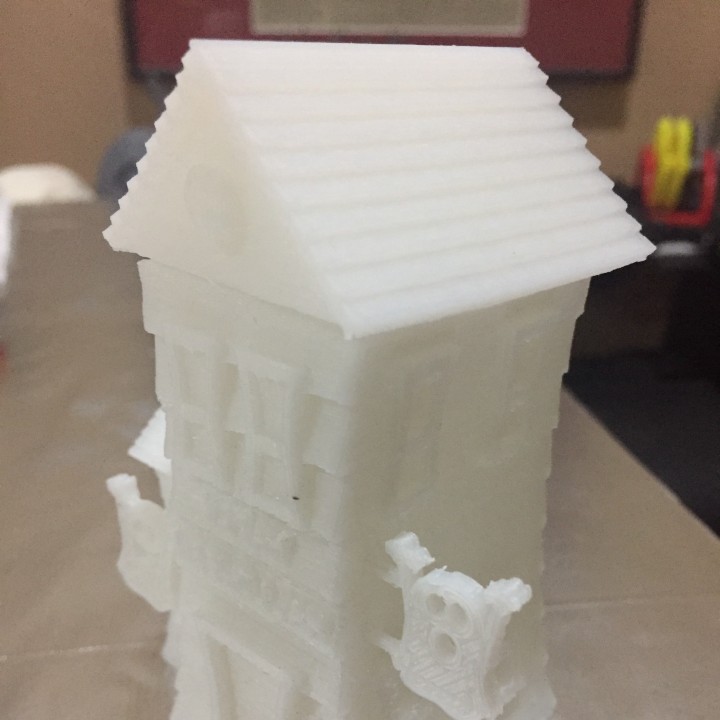 hanté maison bol jardin tinkercad 3D print model - Mito3D