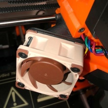 mk2 extruder fan 40mm adapter build 3d printer i3 prusa 40mmfan mk2s extruderfan 3d print model - Mito3D