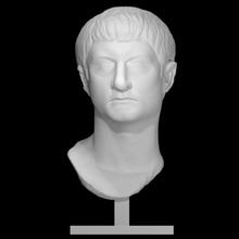 drusus young scan bust man portrait 3d print model - Mito3D
