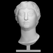 livie scan head portrait woman 3d print model - Mito3D