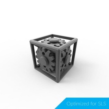 geared dice toys & games mechanical gear jewelry madeforsinterit 3d print model - Mito3D