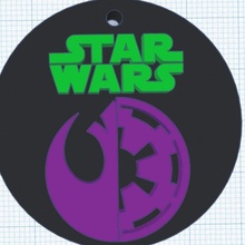 star wars bag tag 2 3d print model - Mito3D