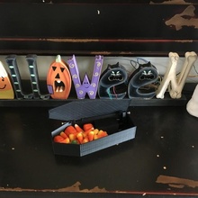 verfolgt Sarg Süßigkeiten Schüssel Garten Arduino Halloween trickortreat3d Candybowl 3d print model - Mito3D
