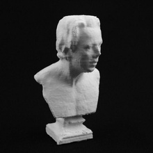 busto giardino san pietro alcantara lisbona portogallo scansione 3d print model - Mito3D