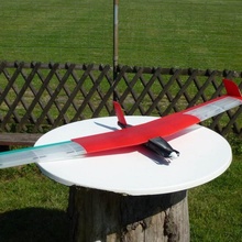 hızlı kırmızı süpürüldü kanat 2 rc gadget'lar elektronik uçak çökmek hız 3 boyutlu baskı uçan 3d print model - Mito3D