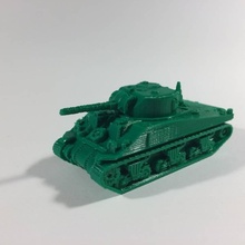 Sherman m4 a1 Panzer Spielzeuge Spiele 3d print model - Mito3D