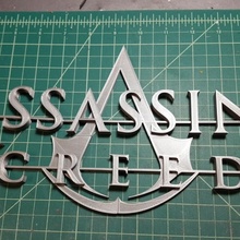 assassino credo logo fan arte Assassin's Creed monoprice mini 3d print model - Mito3D