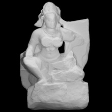 stone sculpture lady scan fullbody 3d print model - Mito3D