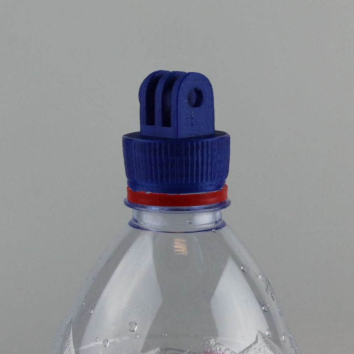 Flasche cap mount pro gadgets Elektronik Wettbewerb gopro Konkurrenz 3D print model - Mito3D