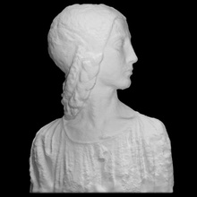 romanian scan bust portrait woman 3d print model - Mito3D