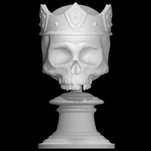 skulls scan crown 3d print model - Mito3D