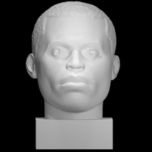 nume 1 mutevole votivo scansione testa uomo ritratto metà corpo 3d print model - Mito3D