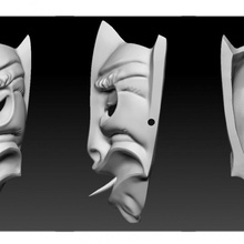 diseñadores xchange máscara satanás domingo negro designersxchange maskofsatan blacksunday 3d print model - Mito3D