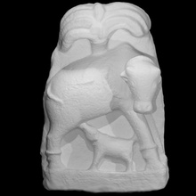 cow calf scan animal 3d print model - Mito3D