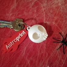 Halloween pacco giardino zucca scheletro cranio vacanze astroprint 3d print model - Mito3D
