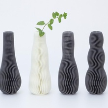 wave & garden accessories vase decor 3d print model - Mito3D