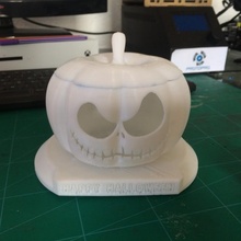 Halloween zucca giardino 3d print model - Mito3D