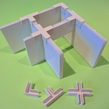 foamboard clips & garden 3d print model - Mito3D