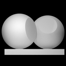 sphères orbite analyse abstrait 3d print model - Mito3D