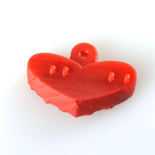 heart pendant jewellery resin competition-b9-valentines-day 3d print model - Mito3D