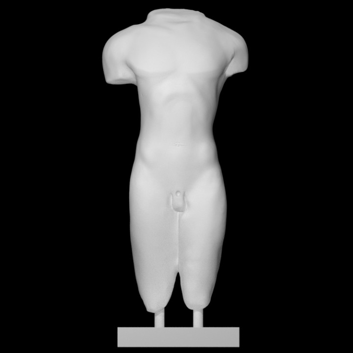 Apollo scansione corpo torso nohead 3D print model - Mito3D