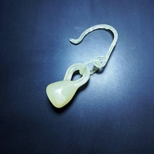 klein bottle earring jewellery 4d 3d print model - Mito3D