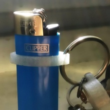 Clipper Halter Unterstützung klein Mode Zubehör Schlüsselbund 3d print model - Mito3D