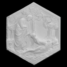 god creating eve scan relief 3d print model - Mito3D