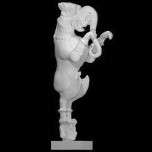 combination elephant lion scan animal sacred 3d print model - Mito3D
