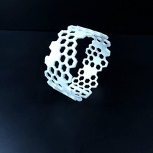 beehive bracelet jewellery nature pattern jewelry 3d print model - Mito3D