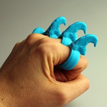 dino claws props & cosplay 3d print model - Mito3D