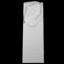 engraved funerary pillar scan 3d print model - Mito3D