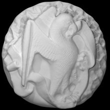 emblem st john eagle scan animal bird 3d print model - Mito3D