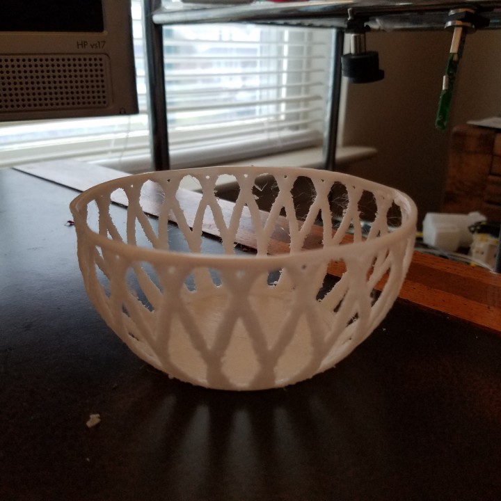 Spiral Schüssel Garten Mini Muster Snack 3D print model - Mito3D