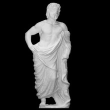 statuette asklepios scan god man fullbody 3d print model - Mito3D