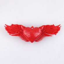 flying heart pendant jewellery resin competition-b9-valentines-day 3d print model - Mito3D