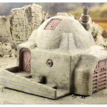 Desierto ciencia ficción edificios mesa 3d print model - Mito3D