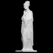 maria fjodorovna barjatinskaja scan female sculpture woman marble russian full-figure maria-barjatinskaja 3d print model - Mito3D