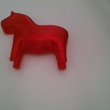 dala cavalo brinquedos jogos dalahest melhor dalahorse vermelho 3d print model - Mito3D