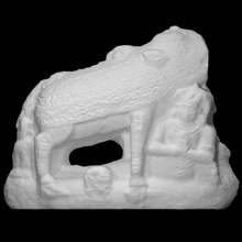 Stein Kuh Scan Tier heilig 3d print model - Mito3D