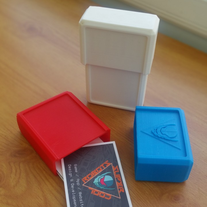 simple business card holder & garden card-holder business-card 3D print model - Mito3D
