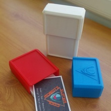 simple business card holder & garden card-holder business-card 3d print model - Mito3D
