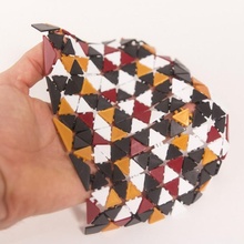 Dreieck Gittergewebe Stoff Mode Zubehör flexibel Kettenhemd 3d print model - Mito3D