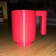 lego cup & garden 3d print model - Mito3D