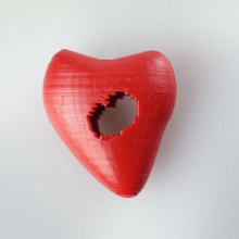 ignorando namorados jóias resina concorrência b9 valentines day 3d print model - Mito3D