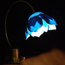 lotus flower lampshade & garden lamp light 3d print model - Mito3D