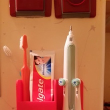 toothbrush holder & garden 3d print model - Mito3D