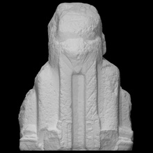 monumento 80 la venta Varredura figura cabeça serpente resumo 3d print model - Mito3D