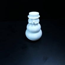 snowman tree & garden tinkercad tinkerchristmas 3d print model - Mito3D