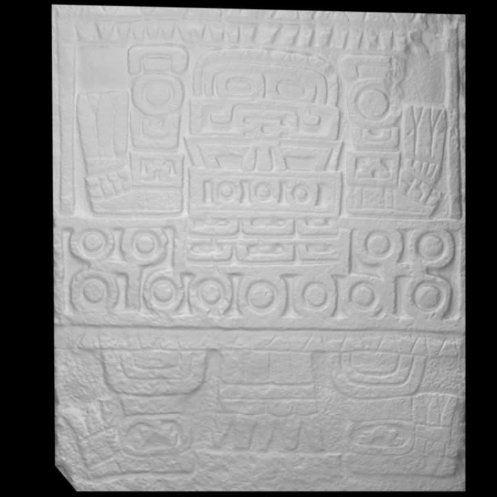 Stele Mexiko Scan 3D print model - Mito3D